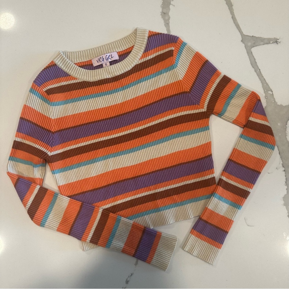 Multicolor Knit Top | VRG GRL